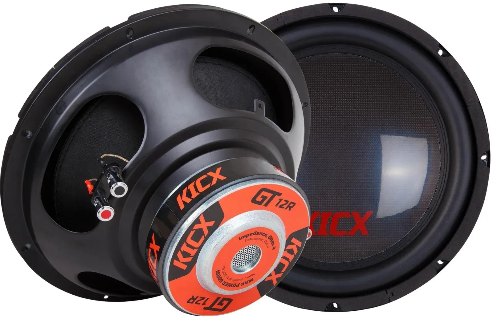 Сабвуфер автомобильный Kicx GT-12R 300Вт пассивный 30см/12 - фото 6
