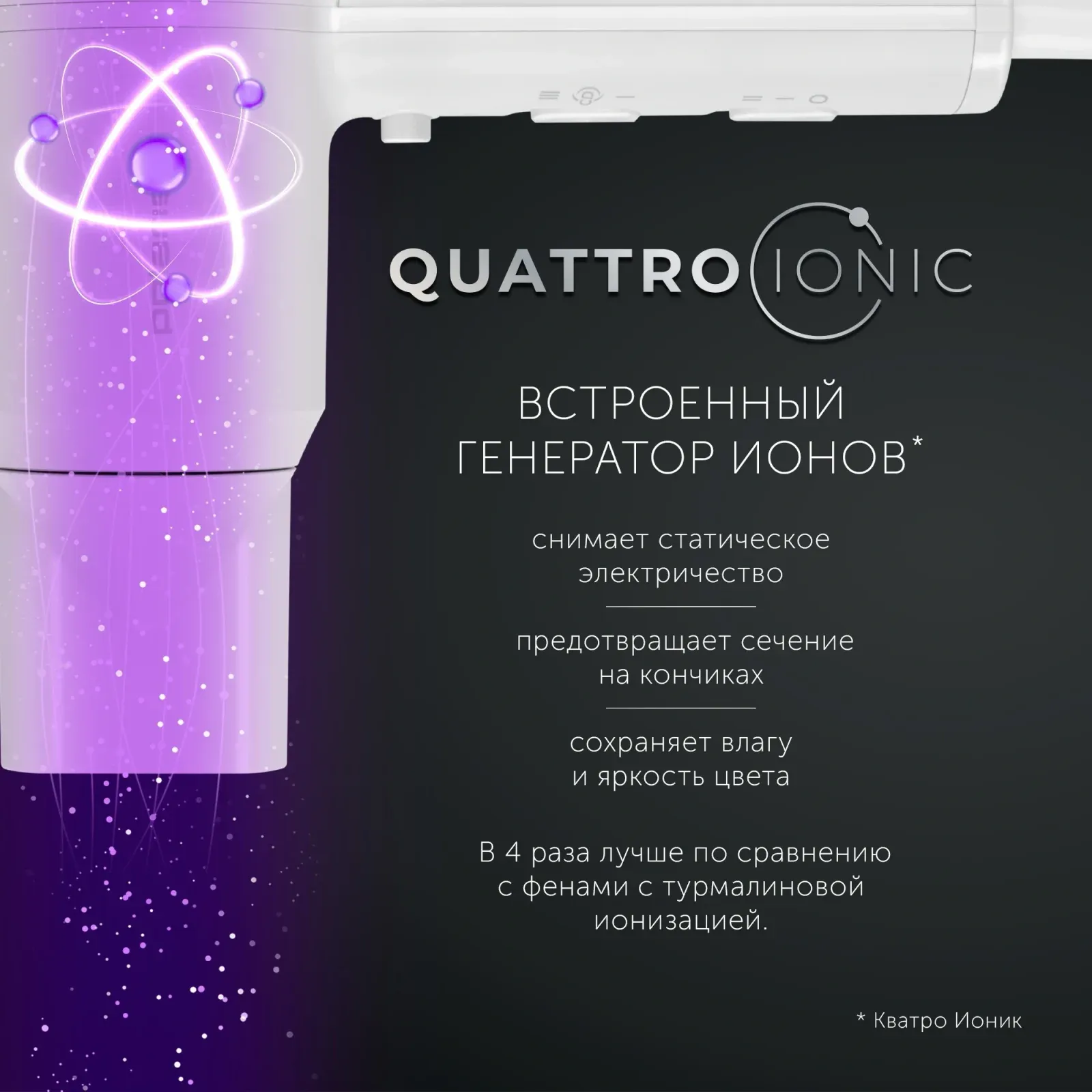 Фен Polaris PHD 2044Ti 1900Вт белый - фото 3