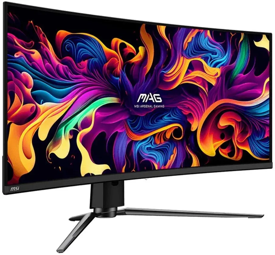 Монитор MSI 34 MAG 341CQP QD-OLED черный QD OLED LED 21:9 HDMI матовая HAS 250cd 178гр/178гр 3440x1440 175Hz FreeSync Premium Pro DP UW USB 9.3кг - фото 4