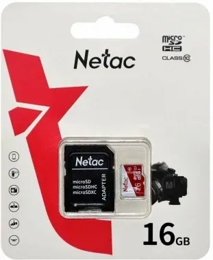 Флеш карта microSDHC 16GB Netac NT02P500ECO-016G-R P500 Eco + adapter - фото 5