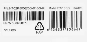 Флеш карта microSDHC 16GB Netac NT02P500ECO-016G-R P500 Eco + adapter - фото 8