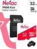 Флеш карта microSDHC 32GB Netac NT02P500ECO-032G-R P500 Eco + adapter - фото 7