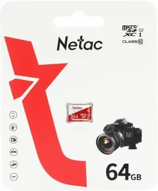 Флеш карта microSDXC 64GB Netac NT02P500ECO-064G-S P500 Eco w/o adapter - фото 6