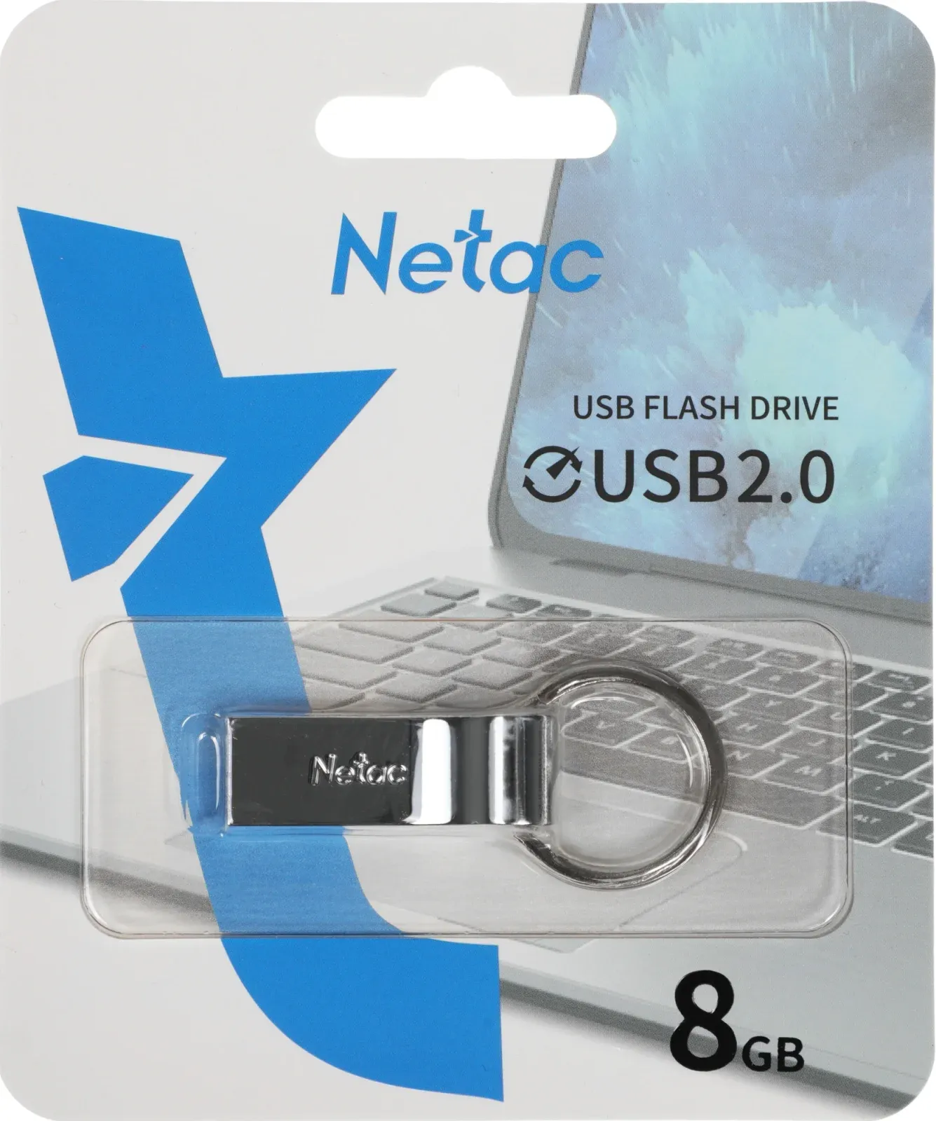 Флеш Диск Netac 8GB U275 NT03U275N-008G-20SL USB2.0 серебристый, 8 ГБ - фото 6