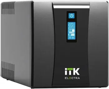 Источник бесперебойного питания ITK Electra EET-1200VA-1-002 720Вт 1200ВА черный - фото 2