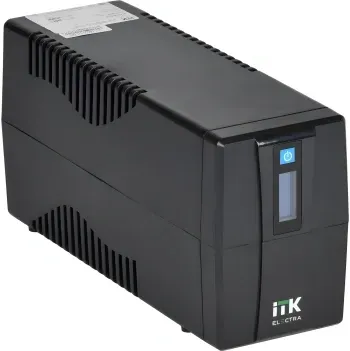 Источник бесперебойного питания ITK Electra EET-0600VA-1-001-S 360Вт 600ВА черный - фото 7