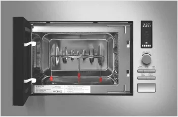 Микроволновая печь Maunfeld JBMO820GS01 20л. 1080Вт нержавеющая сталь встраиваемая, 20 л - фото 8