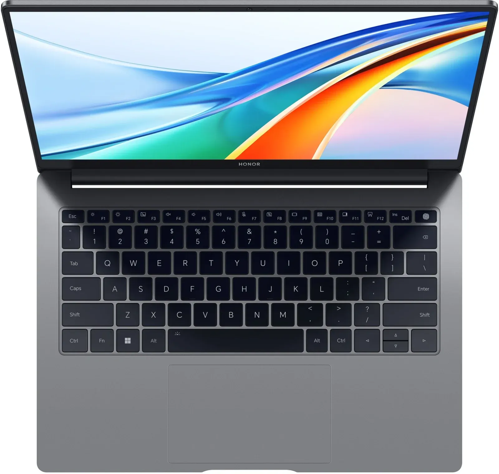 Ноутбук Honor MagicBook X14 Pro FRI-G58 Core i5 13420H 8Gb SSD512Gb Intel UHD Graphics 14 IPS FHD+ 1920x1200 Windows 11 Home grey WiFi BT Cam 5301AHQK - фото 3