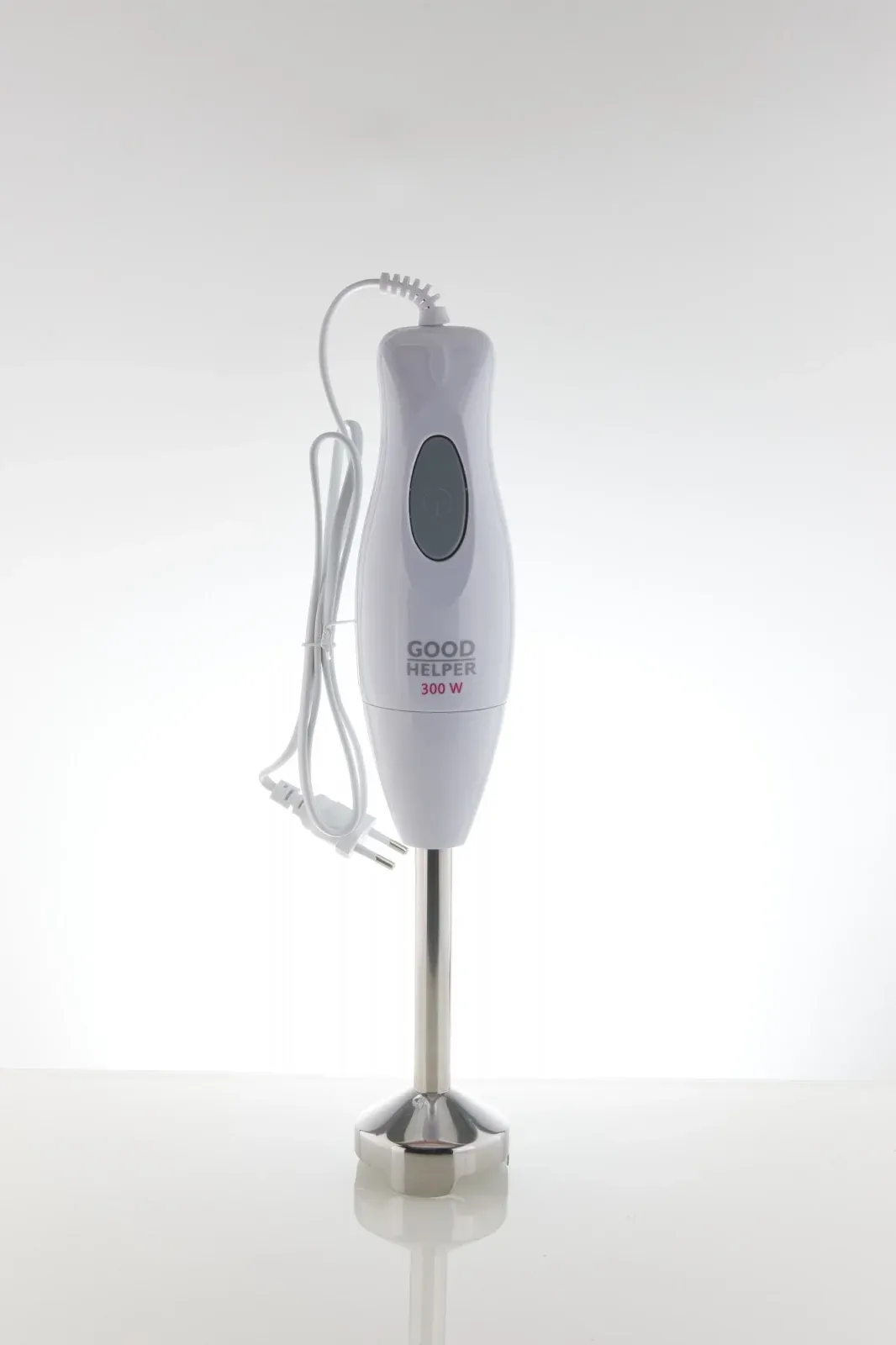 Блендер погружной GoodHelper HB-410 300Вт белый/зеленый - фото 2
