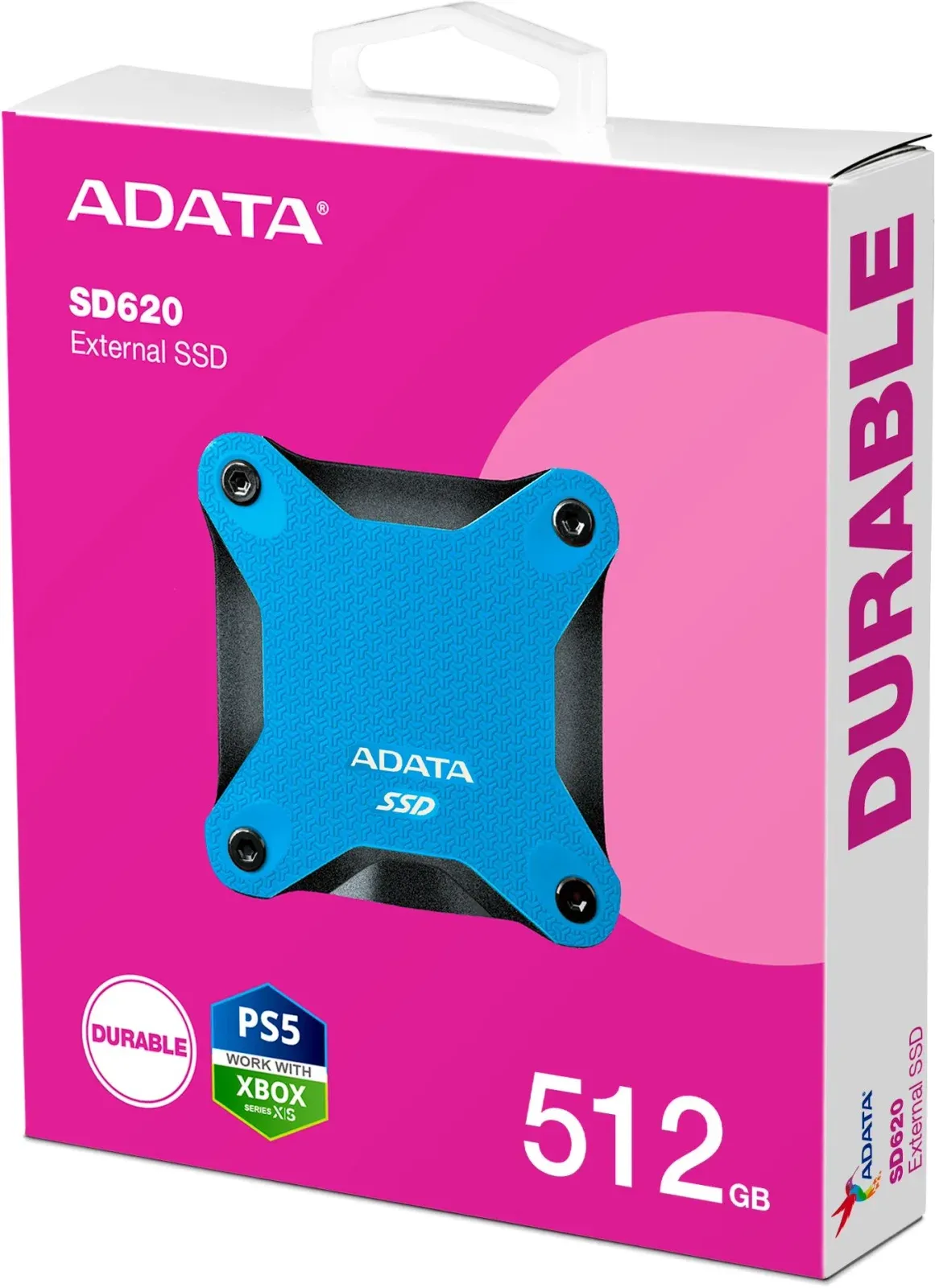 Накопитель SSD A-Data USB3.1 512GB SD620-512GCBL SD620 2.5 синий - фото 6