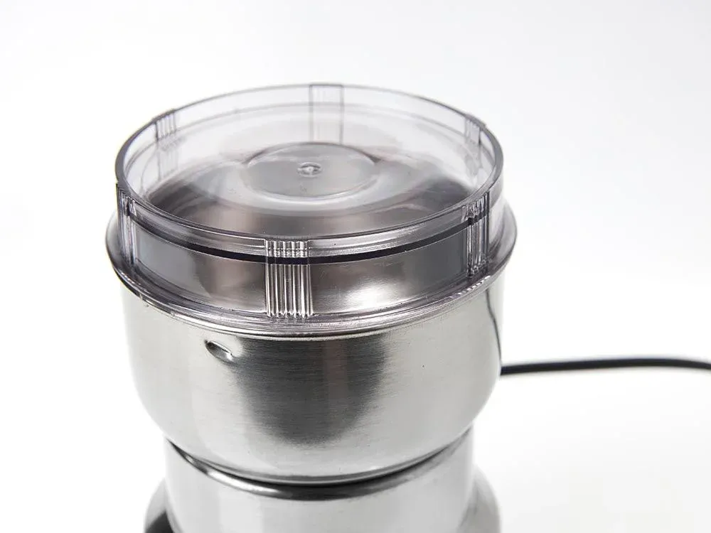 Кофемолка GoodHelper CG-K02 150Вт сист.помол.:ротац.нож вместим.:50гр стальной/черный - фото 3