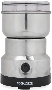 Кофемолка GoodHelper CG-K02 150Вт сист.помол.:ротац.нож вместим.:50гр стальной/черный - фото 7