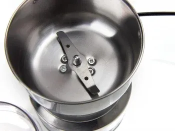 Кофемолка GoodHelper CG-K02 150Вт сист.помол.:ротац.нож вместим.:50гр стальной/черный - фото 8