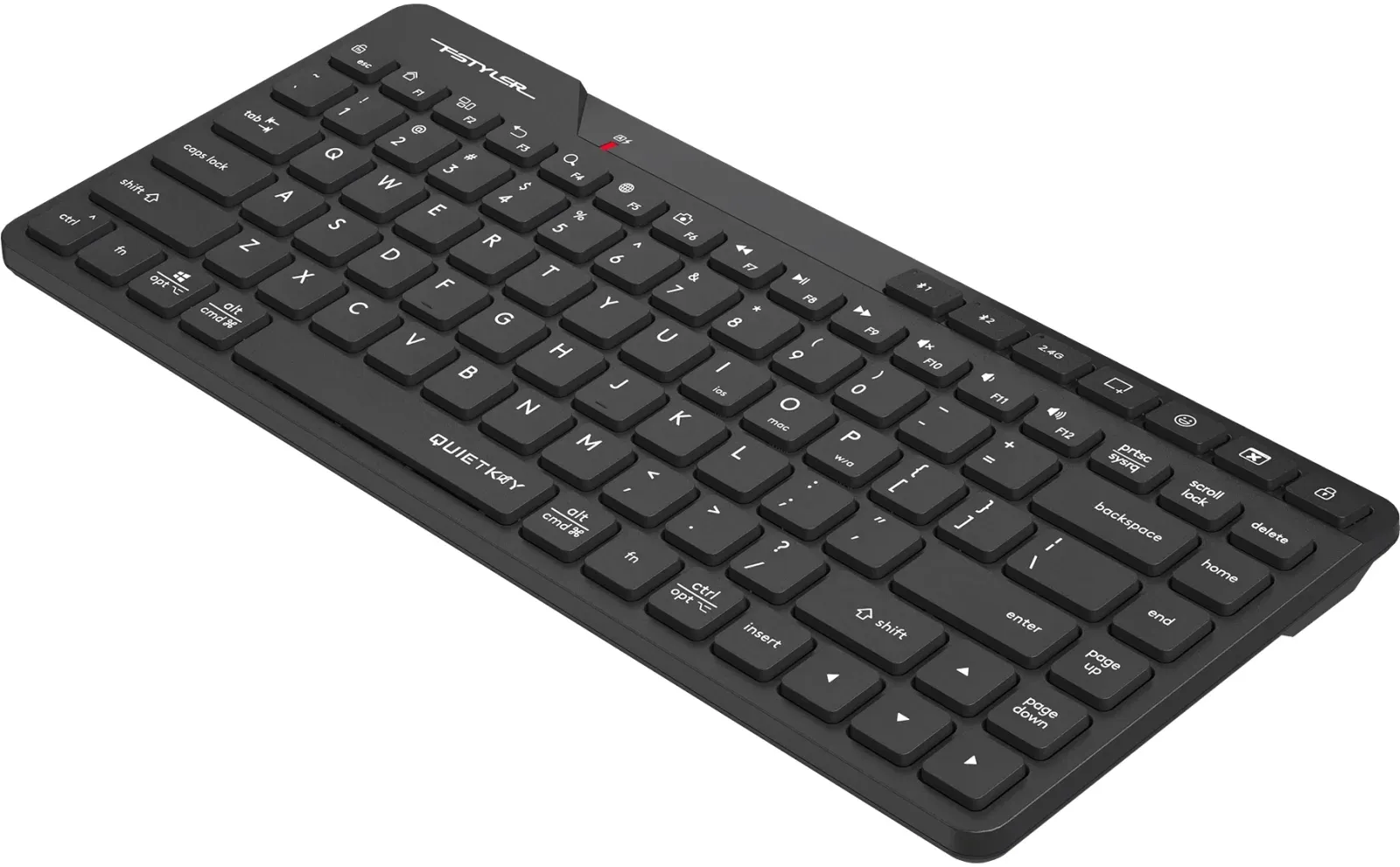 Клавиатура A4Tech FBK26C AS черный USB беспроводная BT/Radio slim Multimedia - фото 5