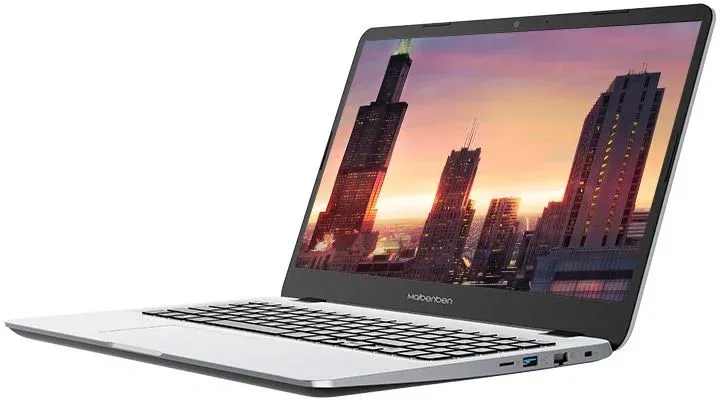 Ноутбук Maibenben M547 Pro Ryzen 7 Pro 4750U 8Gb SSD256Gb AMD Radeon Graphics 15.6 IPS FHD 1920x1080 Linux silver WiFi BT Cam 4450mAh M5471SA0LSRE1 - фото 2