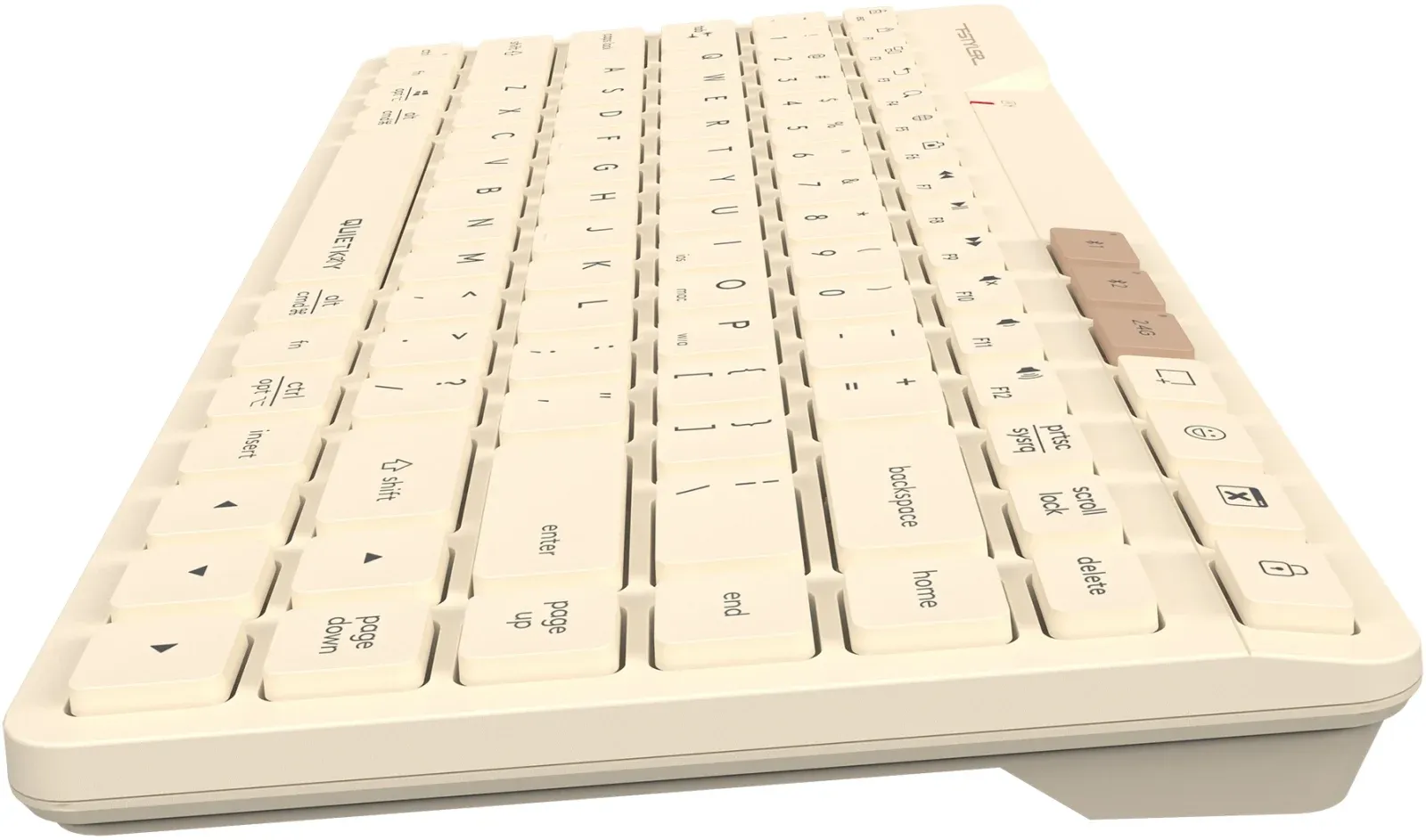 Клавиатура A4Tech FBK26C AS бежевый USB беспроводная BT/Radio slim Multimedia - фото 6