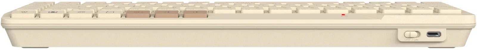 Клавиатура A4Tech FBK26C AS бежевый USB беспроводная BT/Radio slim Multimedia - фото 8