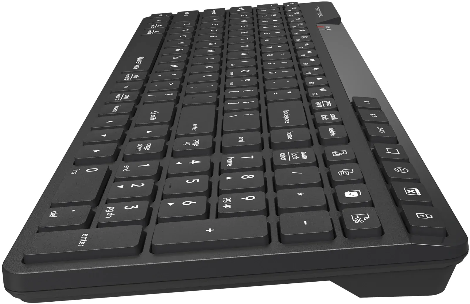 Клавиатура A4Tech FBK27C AS черный USB беспроводная BT/Radio slim Multimedia - фото 6