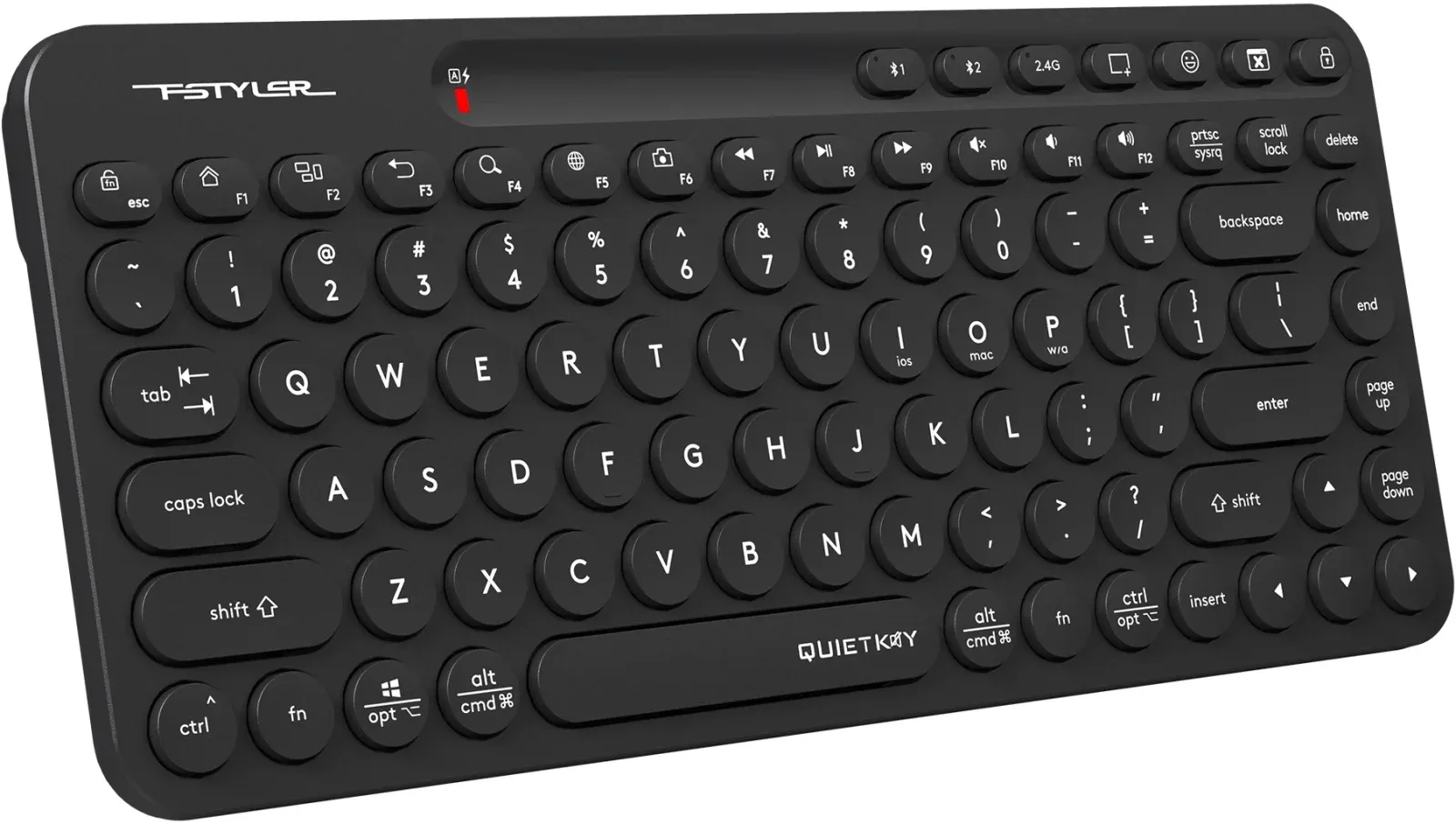 Клавиатуры A4TECH FBK36C AS черный - фото 2