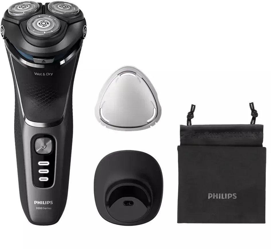 Бритва роторная Philips S3343/13 реж.эл.:3 питан.:аккум. черный - фото 1