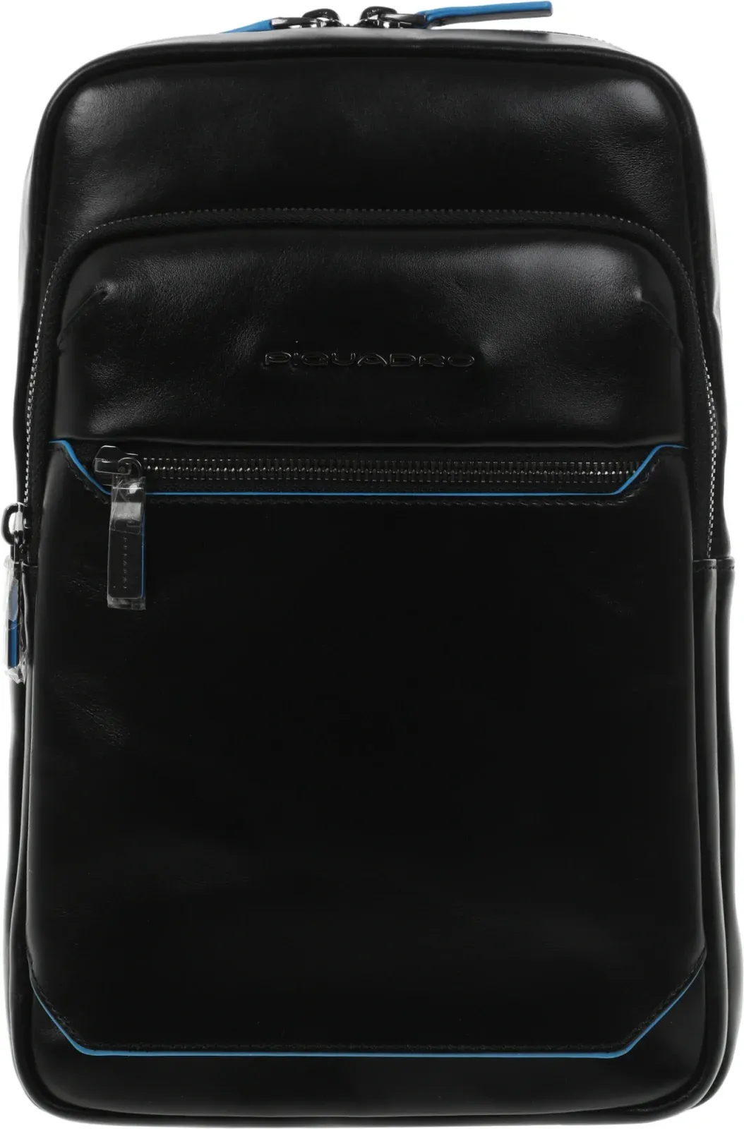 Рюкзак слинг мужской Piquadro Blue Square CA6589B2/N черный натур.кожа - фото 1