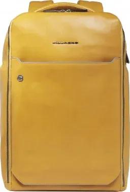 Рюкзак мужской Piquadro Blue Square CA6591B2/G шафрановый натур.кожа - фото 4