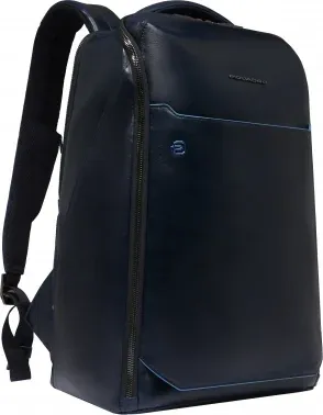 Рюкзак мужской Piquadro Blue Square CA6593B2/BLU2 темно-синий натур.кожа - фото 5