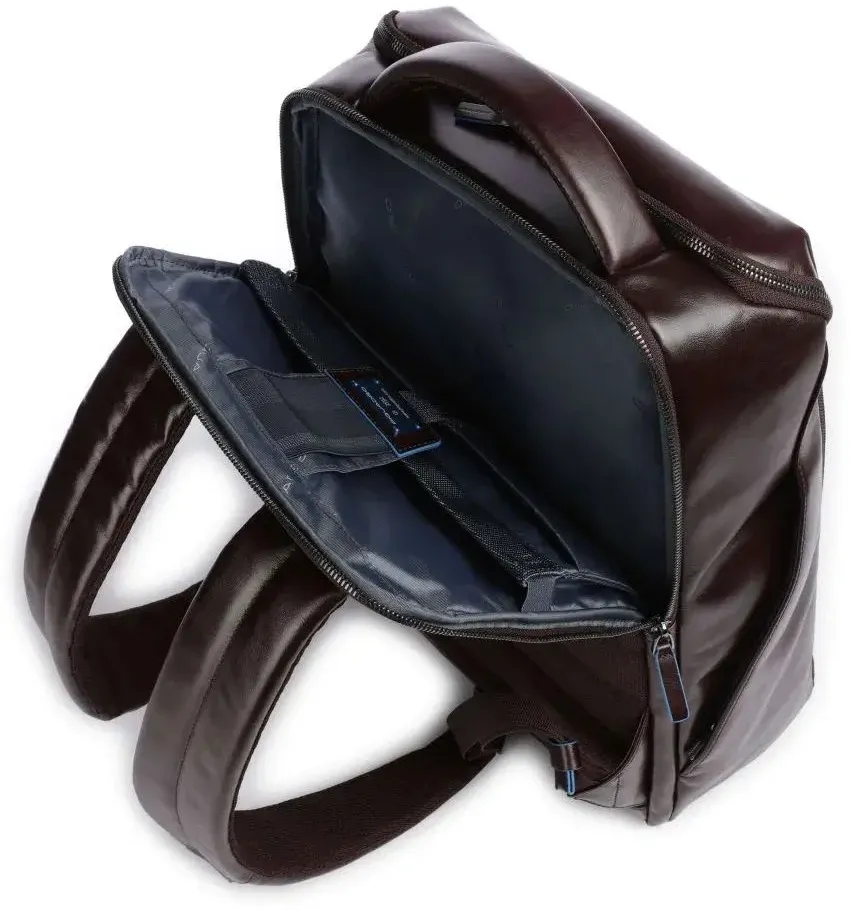 Рюкзак мужской Piquadro Blue Square CA6593B2/MO красное дерево натур.кожа - фото 3