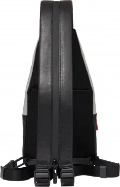 Рюкзак слинг мужской Piquadro Urban CA6540UB00/GRN серый/черный натур.кожа - фото 6