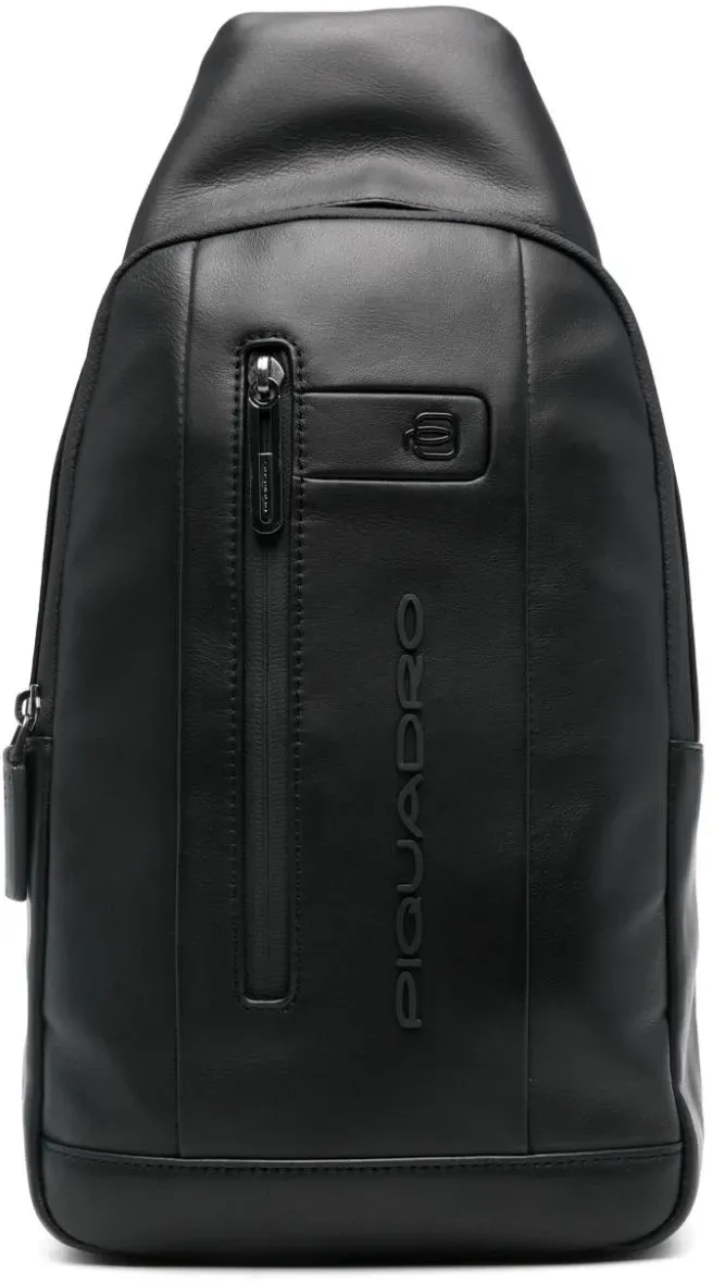 Рюкзак слинг мужской Piquadro Urban CA6540UB00/N черный натур.кожа