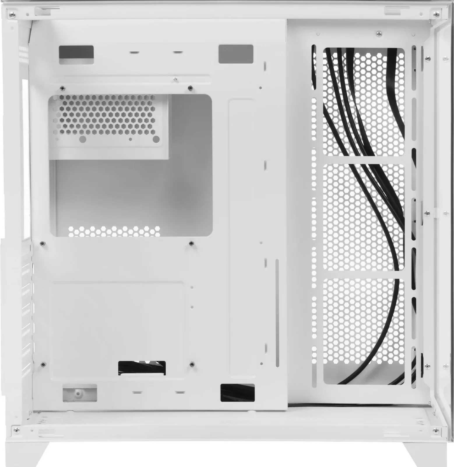 Корпус Formula Crystal Z9 белый без БП ATX 7x120mm 2xUSB3.0 audio bott PSU - фото 7
