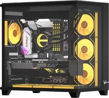 Корпус Formula Crystal Z9 FLOE черный без БП ATX 2xUSB3.0 audio bott PSU - фото 6