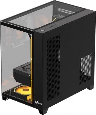 Корпус Formula Crystal Z9 FLOE черный без БП ATX 2xUSB3.0 audio bott PSU - фото 7