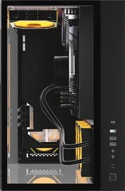 Корпус Formula Crystal Z9 FLOE черный без БП ATX 2xUSB3.0 audio bott PSU - фото 8