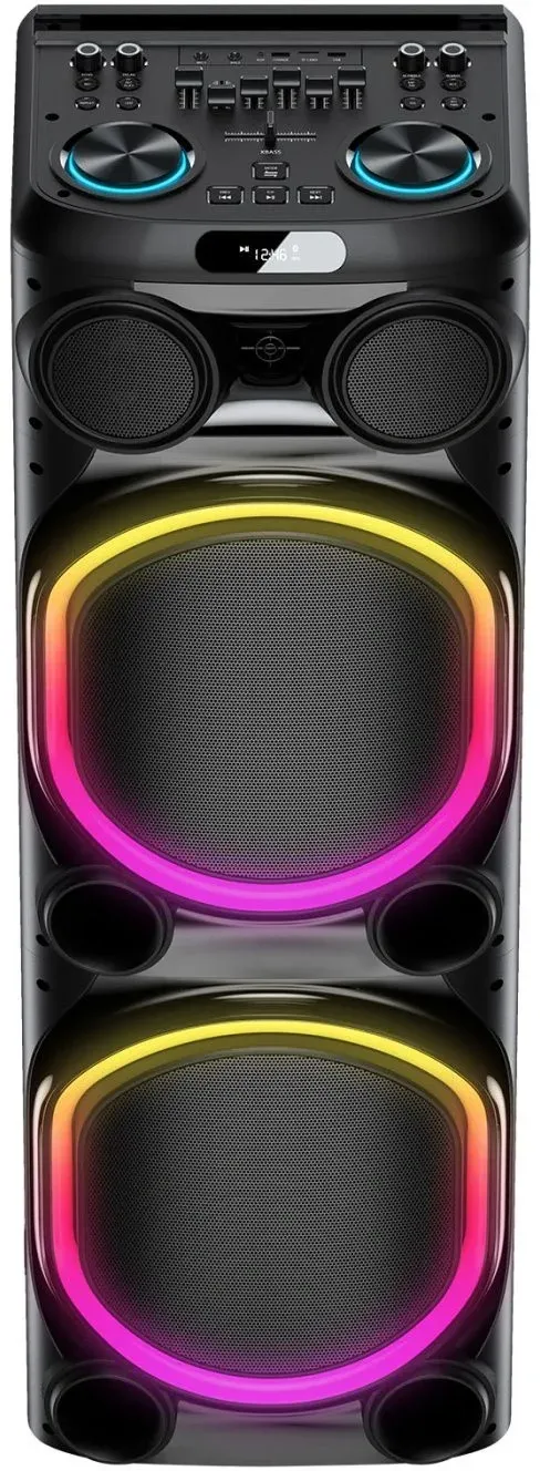 Минисистема Supra SMB-1300 черный 200Вт FM USB BT micro SD - фото 1