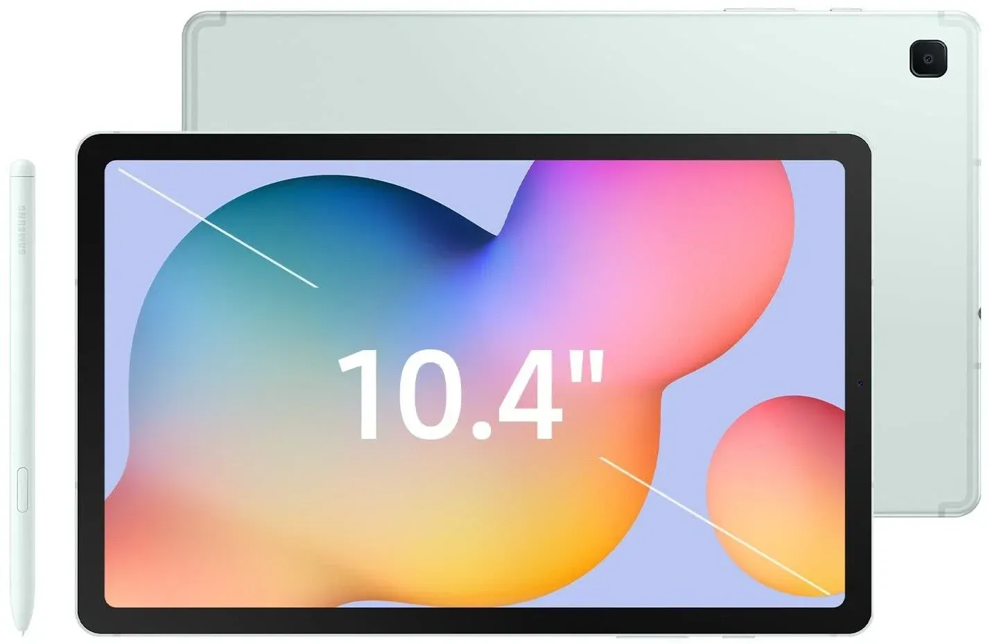 Планшет Samsung Galaxy Tab S6 Lite SM-P620 1280 2.4 8C RAM4Gb ROM64Gb 10.4 TFT 2000x1200 Android 14 мятный 8Mpix 5Mpix BT WiFi microSD 1Tb 7040mAh - фото 1