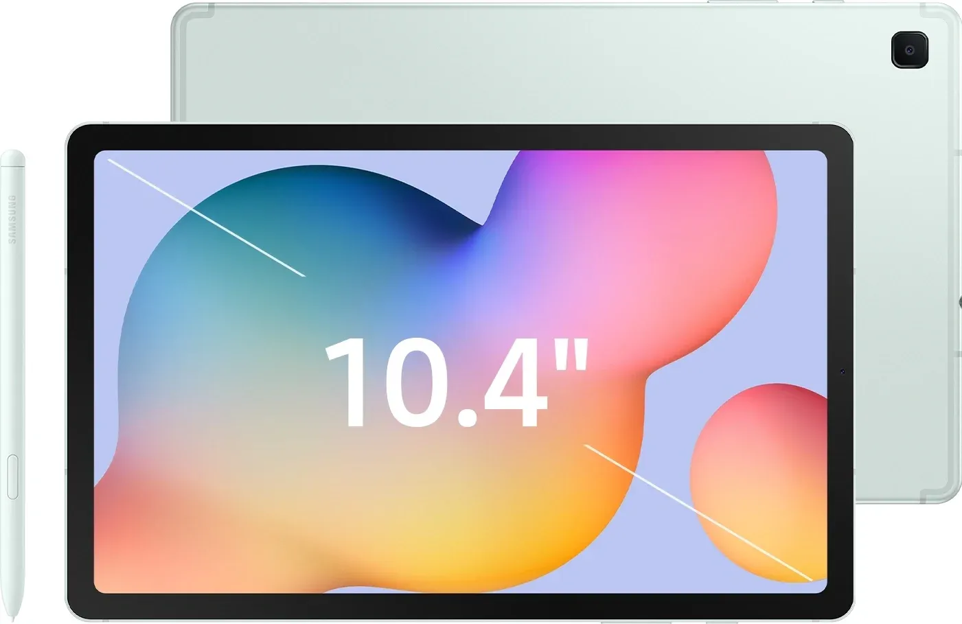 Планшет Samsung Galaxy Tab S6 Lite SM-P620 1280 2.4 8C RAM4Gb ROM64Gb 10.4 TFT 2000x1200 Android 14 мятный 8Mpix 5Mpix BT WiFi microSD 1Tb 7040mAh - фото 2