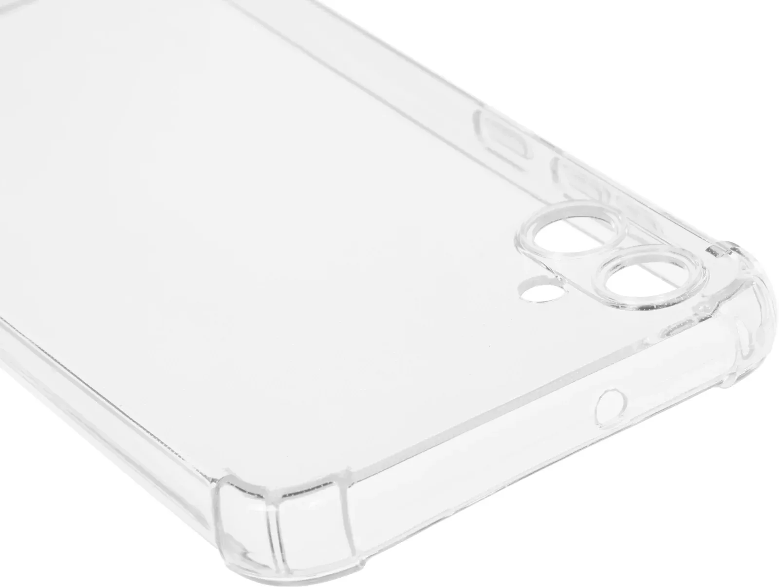 Чехол клип-кейс BoraSCO для Samsung Galaxy A05 Bumper Case прозрачный 72926 - фото 4