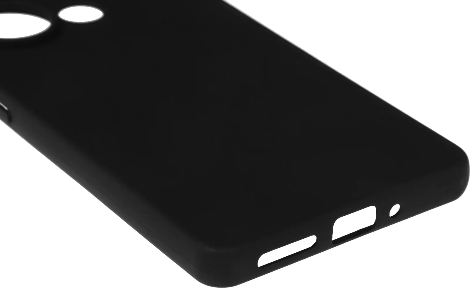 Чехол клип-кейс BoraSCO для Xiaomi Poco M6 Pro Silicone Case черный 73016 - фото 5
