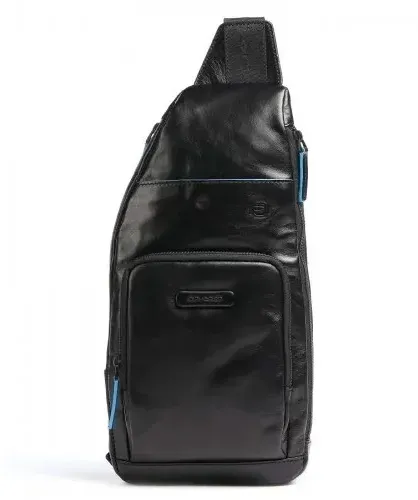Рюкзак слинг Piquadro Blue Square Revamp CA5577B2V/N черный натур.кожа - фото 1