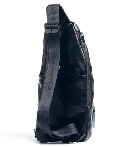 Рюкзак слинг Piquadro Blue Square Revamp CA5577B2V/BLU синий натур.кожа - фото 3