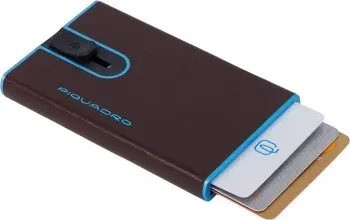 Чехол для кредитных карт Piquadro Blue Square PP4825B2BLR/MO красное дерево натур.кожа - фото 3