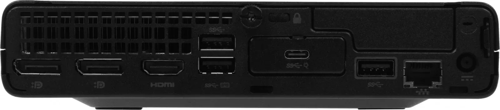 Неттоп HP ProDesk 400 G9 Mini i3 13100T 2.5 8Gb SSD256Gb UHDG 730 FreeDOS GbitEth WiFi BT 90W kb мышь клавиатура черный 935X8EA - фото 4