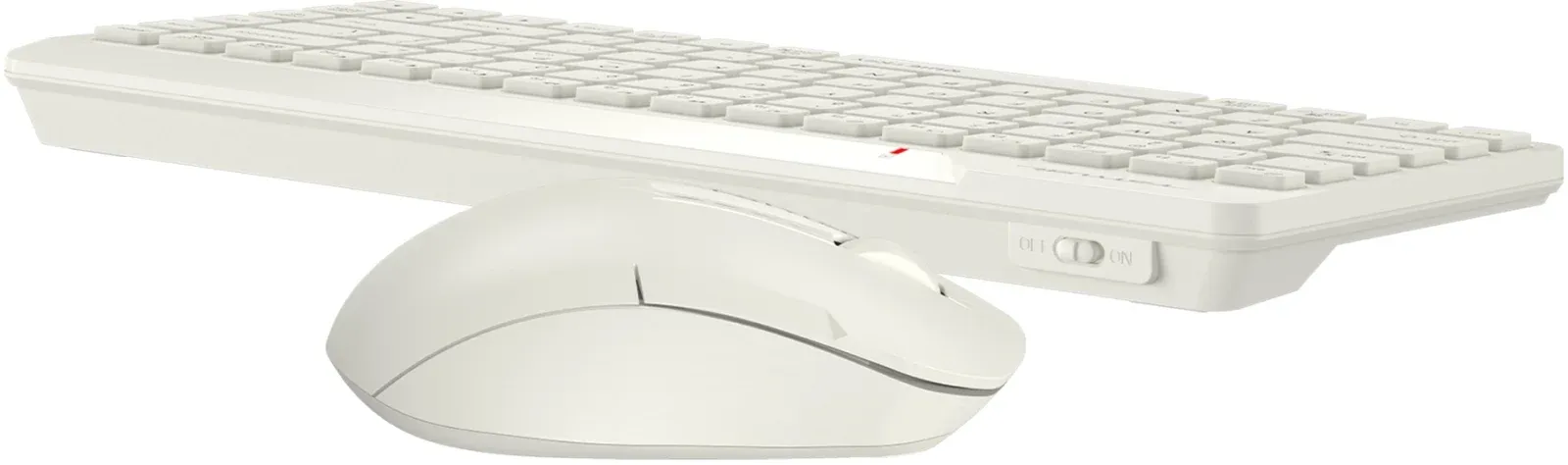 Клавиатура + мышь A4Tech Fstyler FG2200 Air2 клав:бежевый мышь:бежевый USB беспроводная slim FG2200 AIR2 BEIGE - фото 6