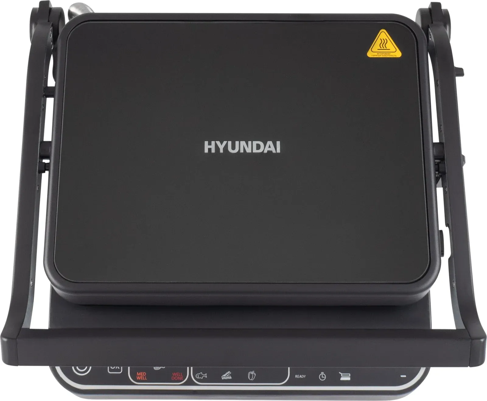 Электрогриль Hyundai HYG-7001 2000Вт черный/черный - фото 4