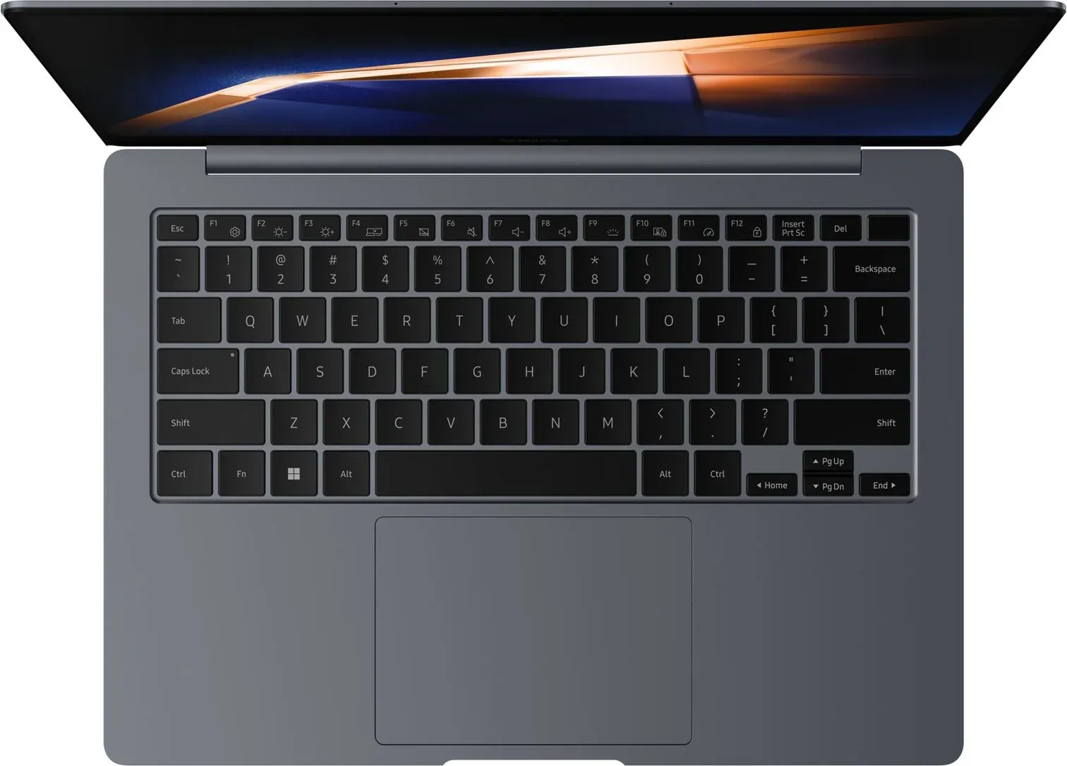 Ноутбук Samsung Galaxy Book 4 Pro NP940 Core Ultra 7 155H 16Gb SSD512Gb Intel Arc 14 AMOLED Touch 3K 2880x1800 Windows 11 Home English grey WiFi BT Cam NP940XGK-KG2IN - фото 3