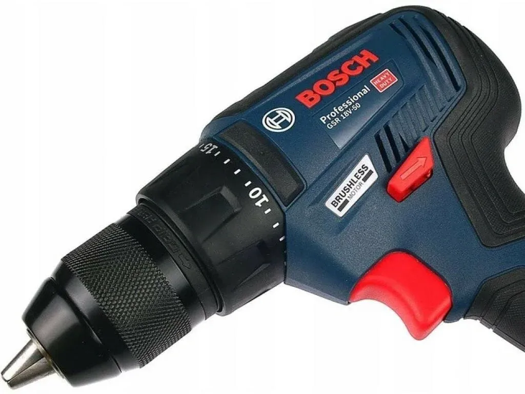 Дрель-шуруповерт Bosch GSR 18V-50 + L аккум. патрон:быстрозажимной кейс в комплекте 06019H5000 - фото 3