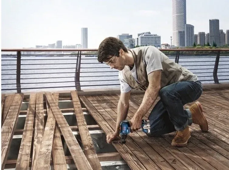 Дрель-шуруповерт Bosch GSR 18V-50 + L аккум. патрон:быстрозажимной кейс в комплекте 06019H5000 - фото 6