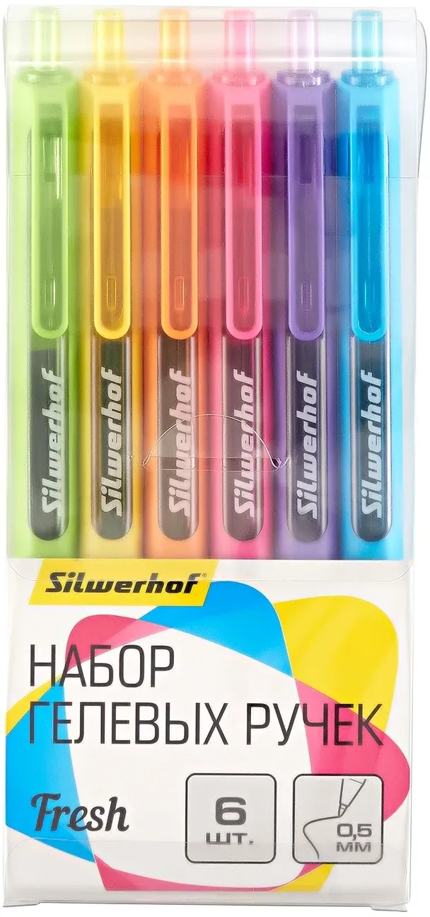Гелевые ручки SILWERHOF NG Fresh - фото 1