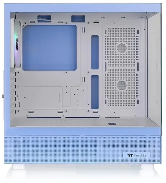 Корпус Thermaltake View 270 TG ARGB Hydrangea голубой без БП ATX 9x120mm 2x140mm 1x200mm 2xUSB3.0 audio bott PSU - фото 3